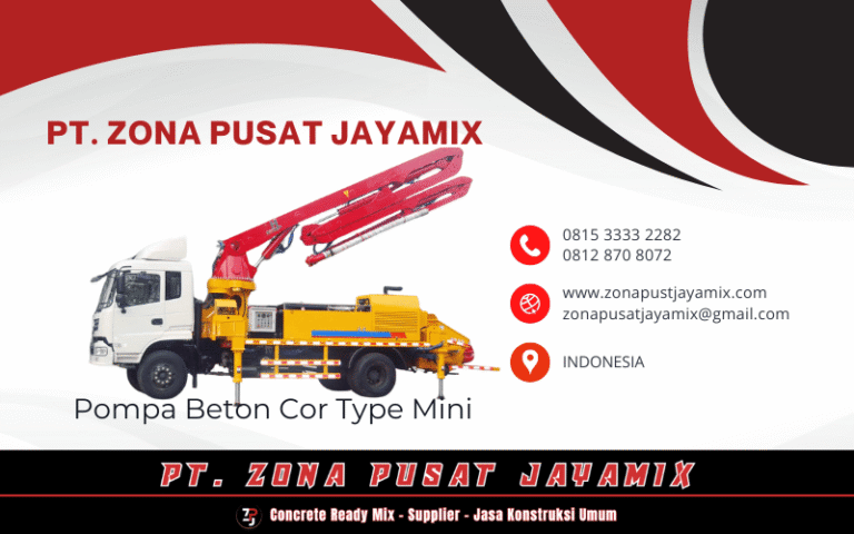 Sewa Pompa Beton Mini: Solusi Praktis Pengecoran di Lokasi Sempit