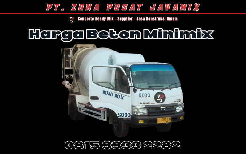 Harga Beton Minimix Terbaru