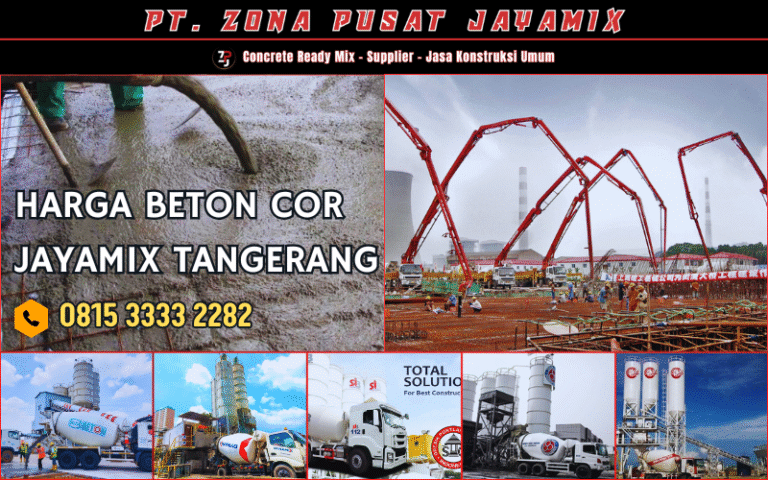 Harga Beton Jayamix Tangerang Terdekat - Update Terbaru & Penawaran Terbaik 2025