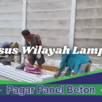 Harga Pagar Panel Beton Lampung Terbaru 2026 – Jasa Pasang & Borongan Terpercaya