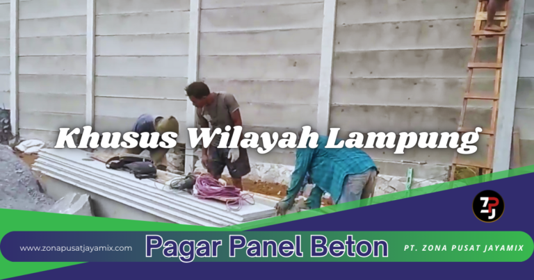 Harga Pagar Panel Beton Lampung Terbaru 2026 – Jasa Pasang & Borongan Terpercaya