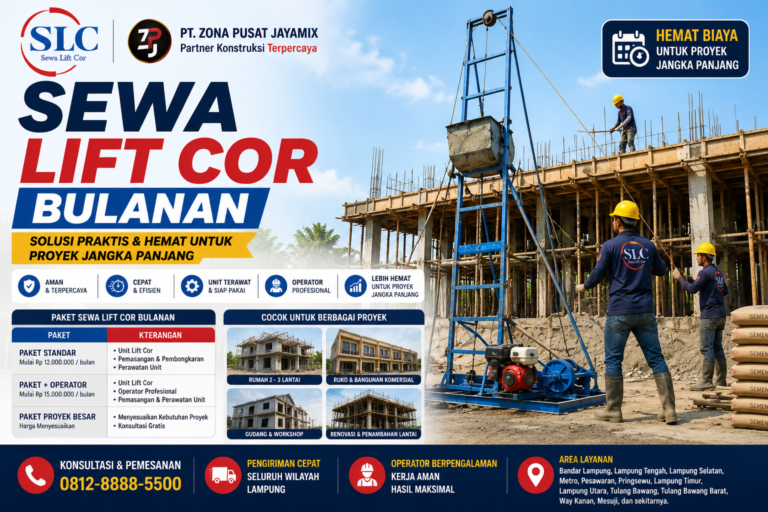 Sewa Lift Cor Bulanan